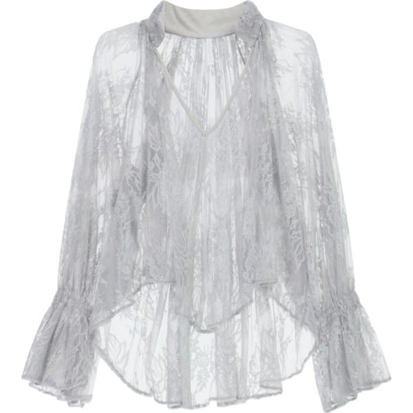 bluse Imperial grigio a fiori