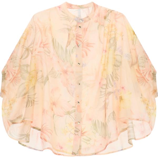 bluse Imperial marrone con stampe