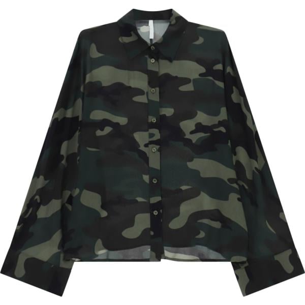 camicie Imperial nero con stampe