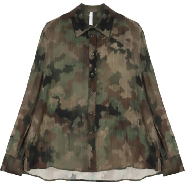 camicie Imperial verde con stampe
