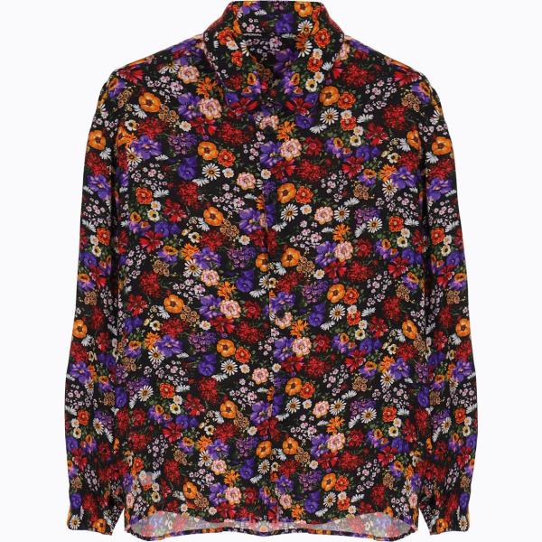 camicie Imperial nero a fiori
