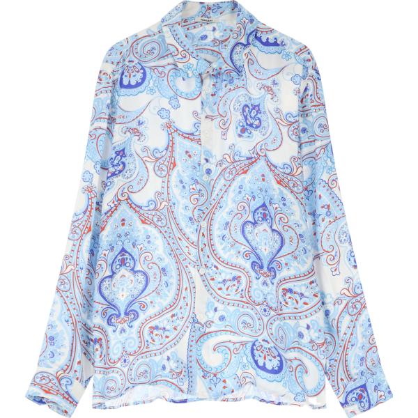 camicie Imperial bianco paisley