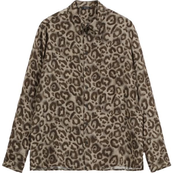 camicie Imperial marrone animalier