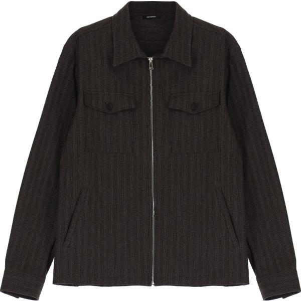 camicie Imperial marrone a righe