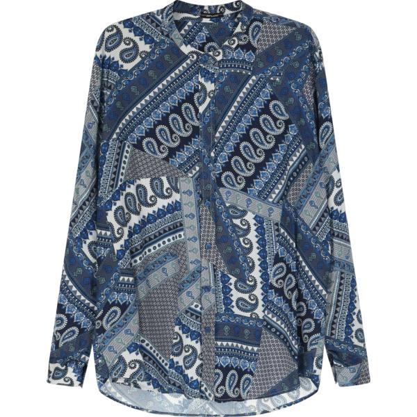 camicie Imperial blu paisley