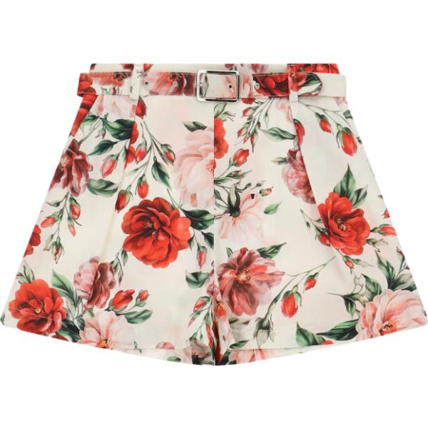 shorts Imperial bianco a fiori