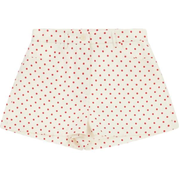 shorts Imperial bianco a pois