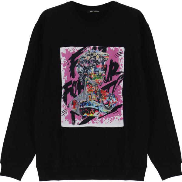 felpe Imperial nero con stampe