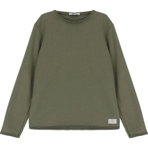 felpe Imperial verde tinta unita
