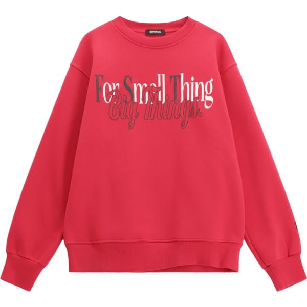 felpe Imperial rosso con stampe