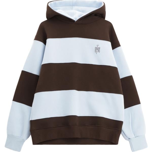felpe con cappuccio Imperial multicolore a righe