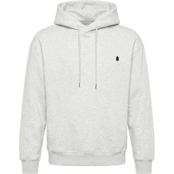 Felpa con cappuccio da uomo in grigio chiaro collo con cappuccio a maniche lunghe con coulisse Imperial