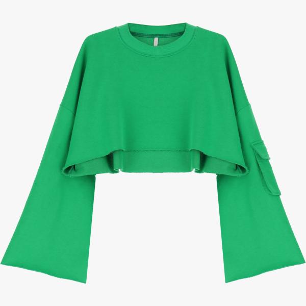 maglieria Imperial verde tinta unita