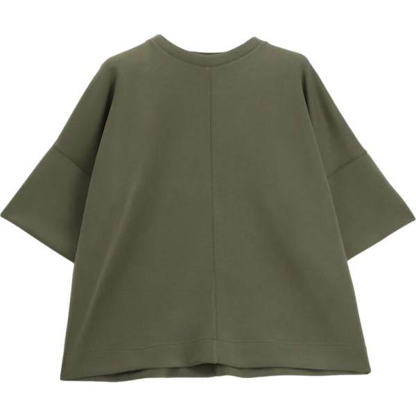 Felpa da donna oversize in verde oliva collo senza cappuccio Imperial