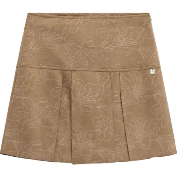 minigonne Imperial marrone a fiori