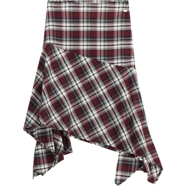 gonne longuette Imperial rosso a quadri