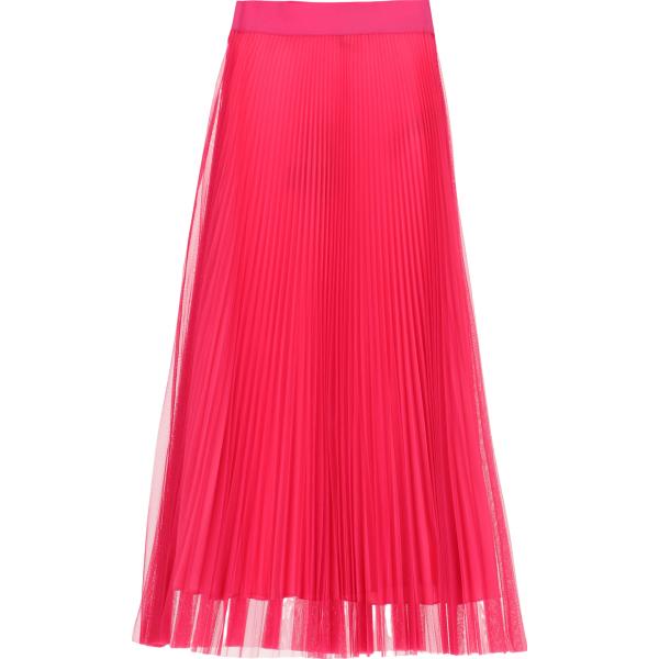 gonne longuette Imperial rosso tinta unita