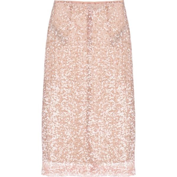 gonne longuette Imperial marrone tinta unita