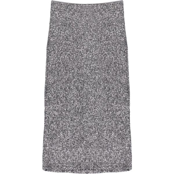 gonne longuette Imperial grigio tinta unita