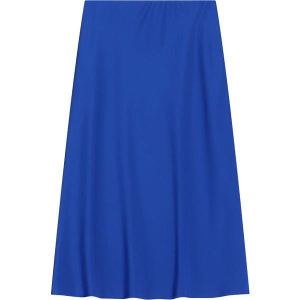 Gonna longuette da donna in blu medio a vita alta Imperial