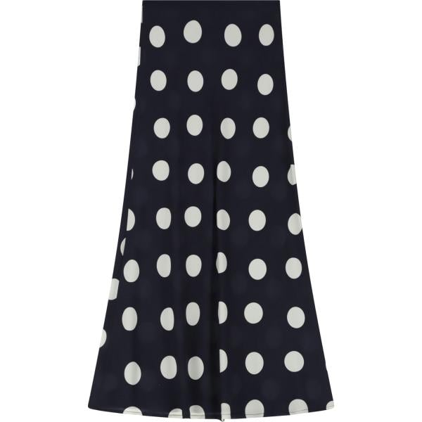 gonne lunghe Imperial nero a pois