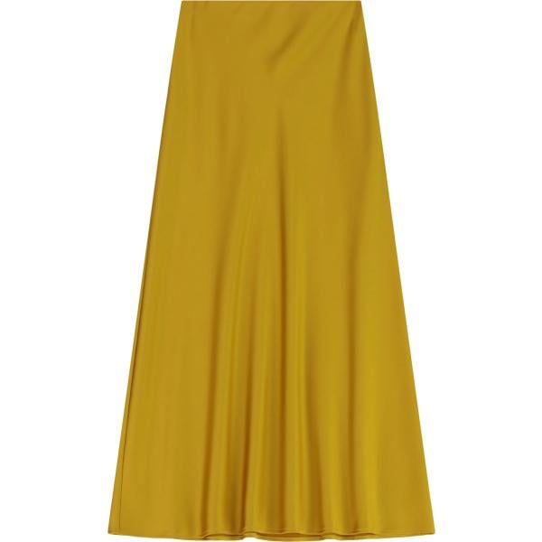gonna lunga da donna in marrone chiaro lungo a vita alta Imperial