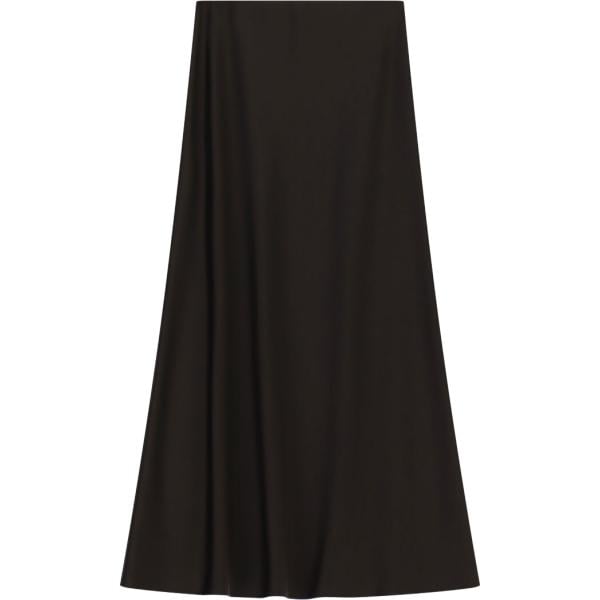 Gonna lunga da donna in marrone scuro lungo a vita alta Imperial