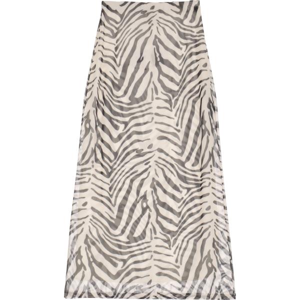 gonne longuette Imperial bianco animalier