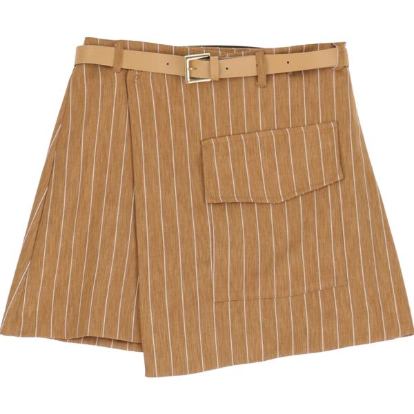 minigonne Imperial marrone a righe