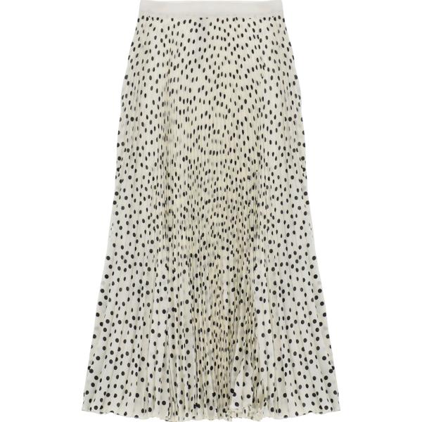gonne longuette Imperial bianco a pois