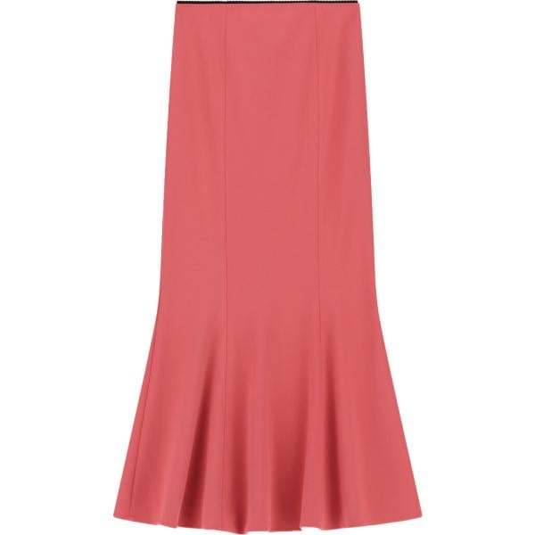 Gonna lunga da donna in rosa scuro lungo a vita alta Imperial