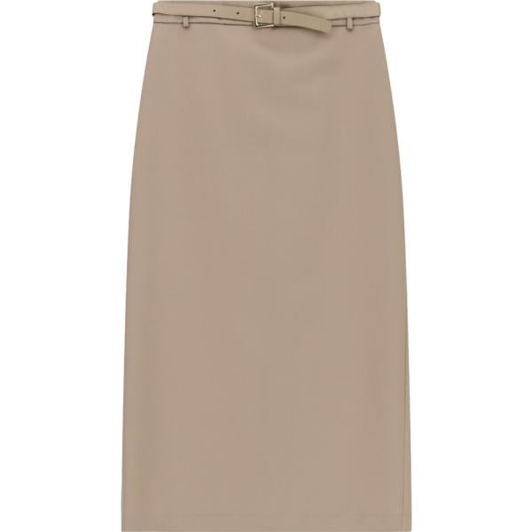 Gonna longuette da donna in grigio scuro lungo con cintura Imperial Imperial