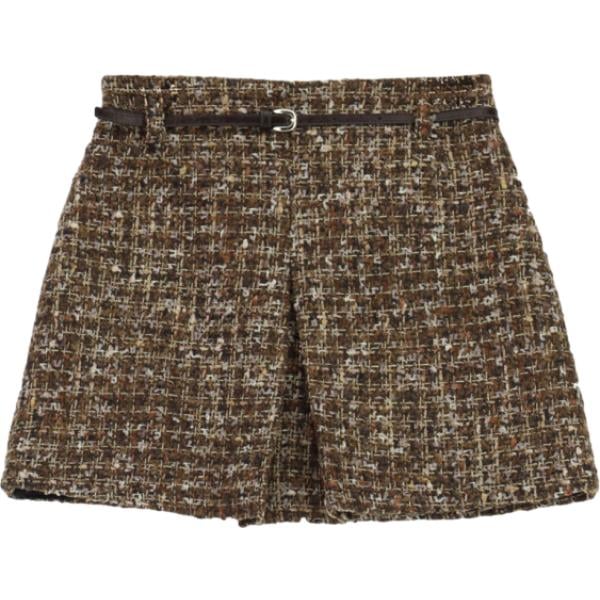 minigonne Imperial marrone a quadri