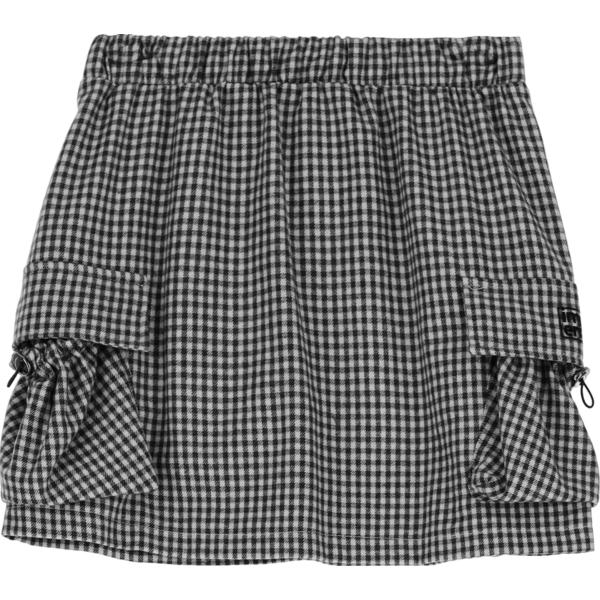 minigonne Imperial grigio a quadri