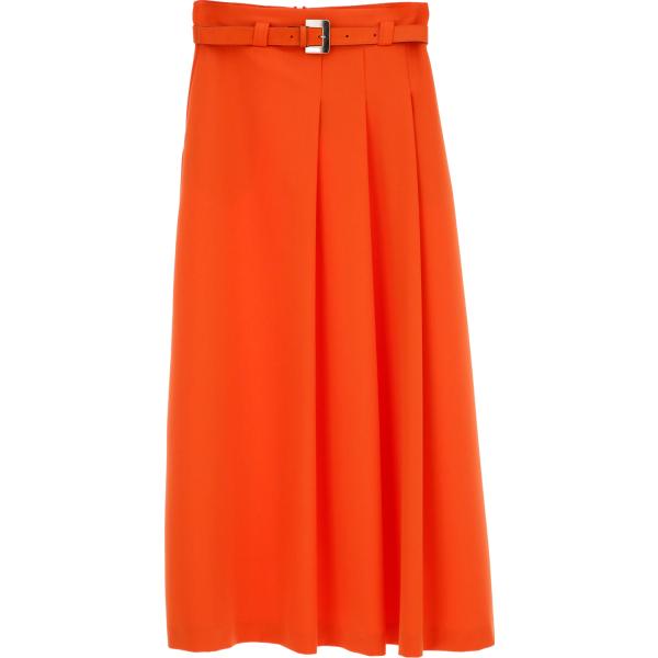 gonne longuette Imperial rosso tinta unita