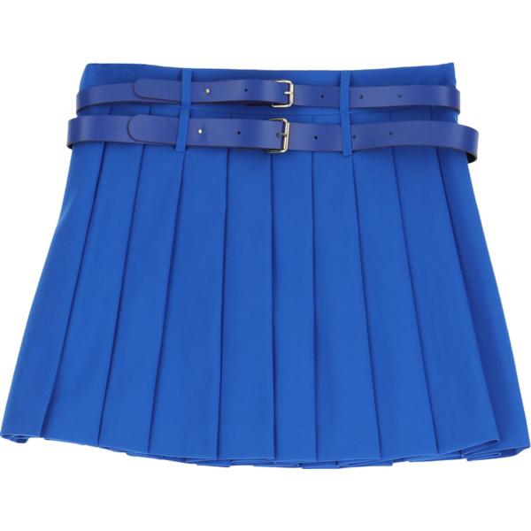 minigonne Imperial blu tinta unita