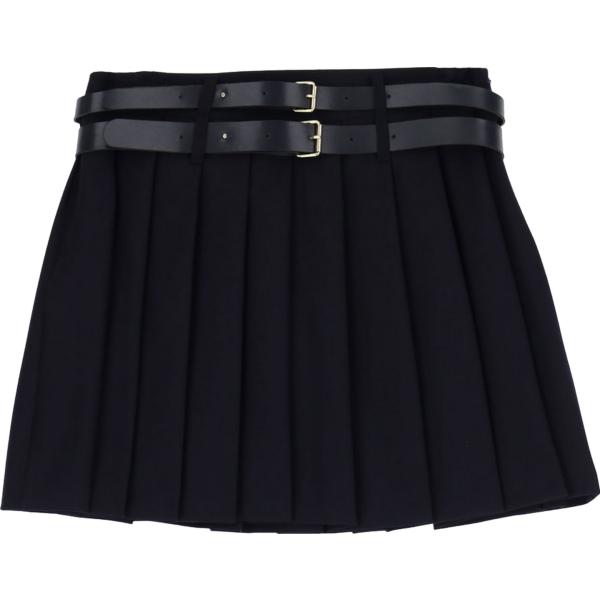 minigonne Imperial blu tinta unita