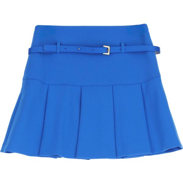 minigonne Imperial blu tinta unita