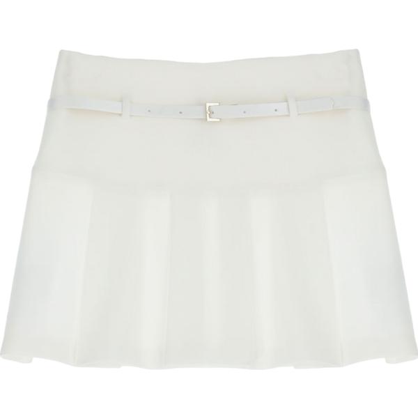 minigonne Imperial bianco tinta unita
