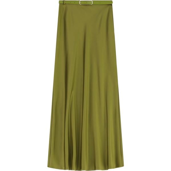 gonne lunghe Imperial verde tinta unita