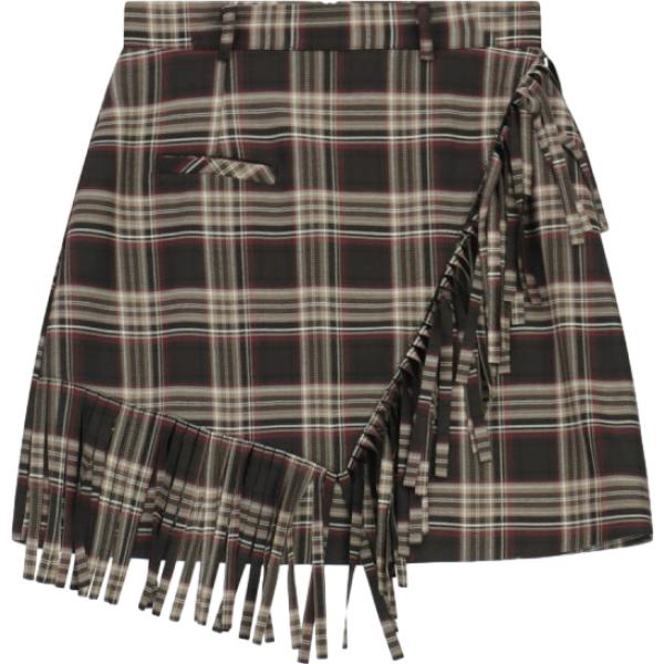 minigonne Imperial marrone scozzese