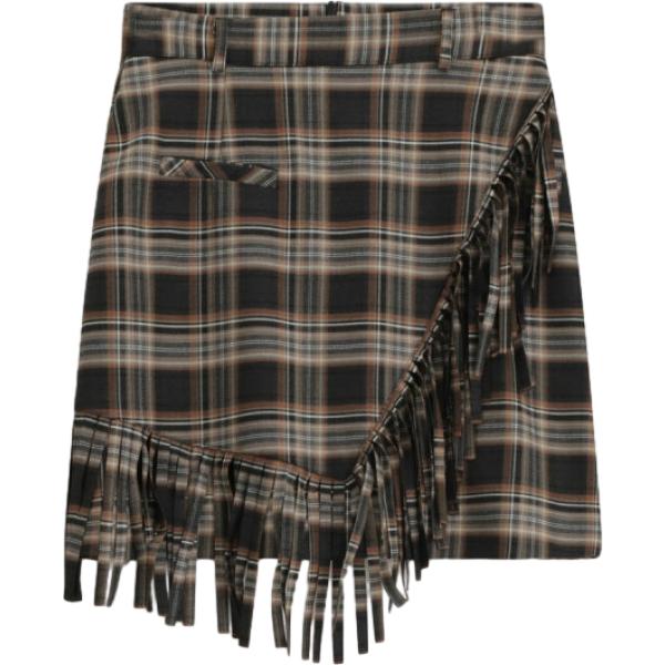 minigonne Imperial nero scozzese