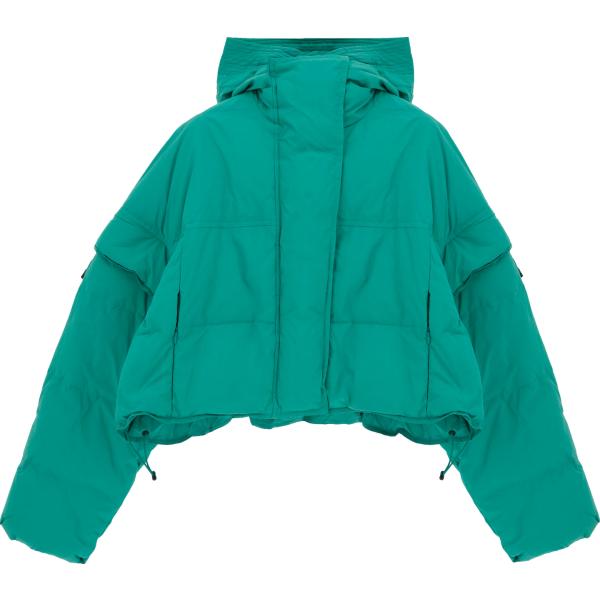 piumini Imperial verde tinta unita
