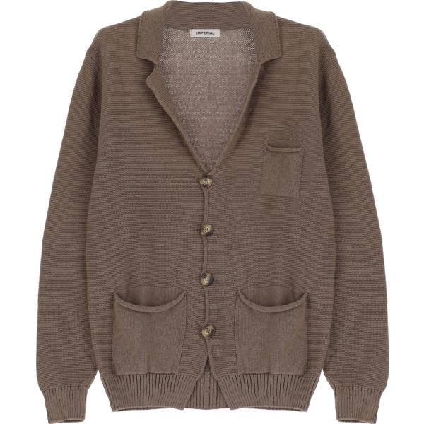 cardigans Imperial marrone tinta unita