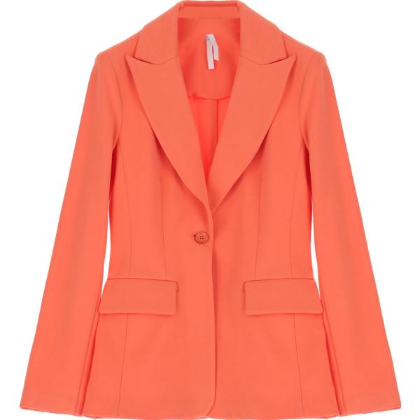 blazer Imperial arancione tinta unita