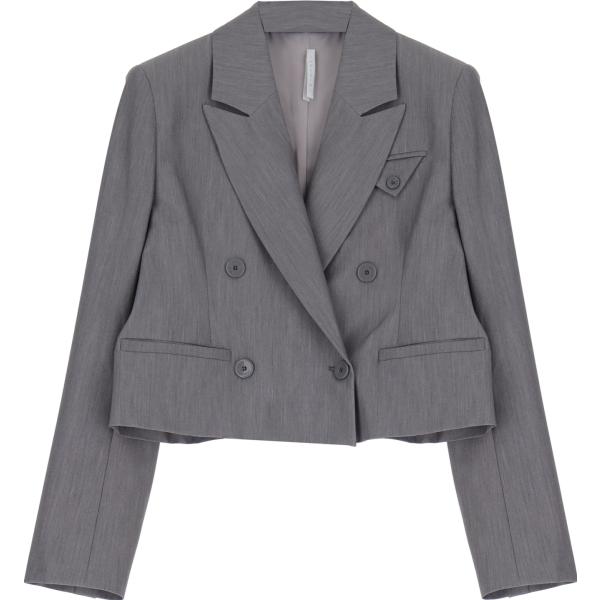 blazer Imperial grigio tinta unita