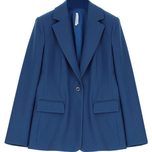 blazer Imperial blu tinta unita