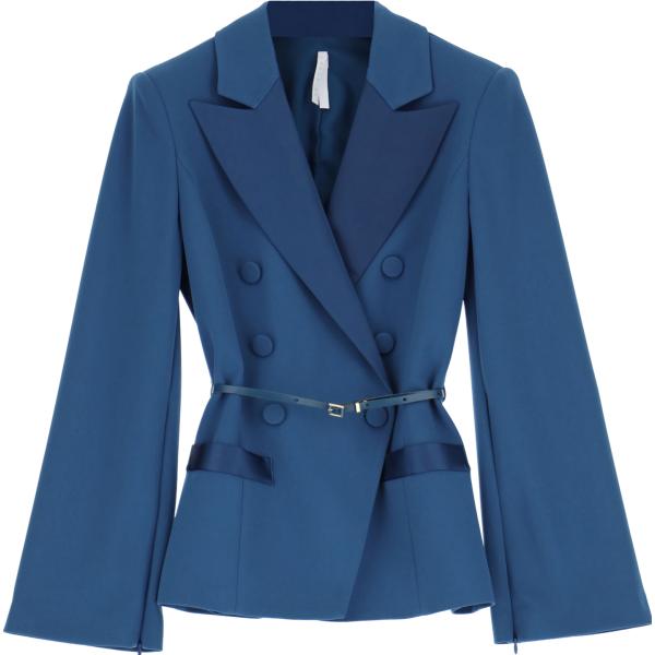blazer Imperial blu tinta unita