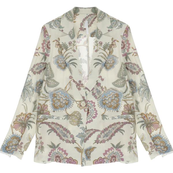 blazer Imperial bianco a fiori