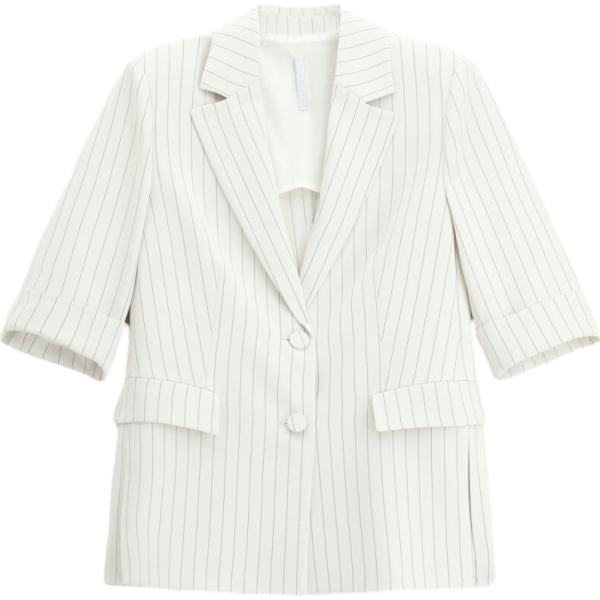 blazer Imperial bianco a righe